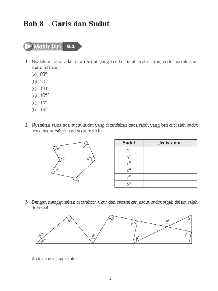 Mathtingkatan 1 Mahir Diri 8 1 Pdf