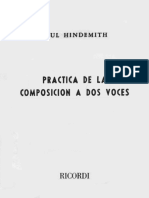 Practica de La Composicion A Dos Voces Hindemith