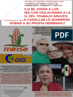 No Respetan Ni A Su Propia Familia - Los Gandallas de GIG DESARROLLOS INMOBILIARIOS - CLAN ARMANDO GOMEZ FLORES - Le Quitan Ilegalmente Control de Empresas A Hermana, Pero Esta Los Demanda Por RATAS!