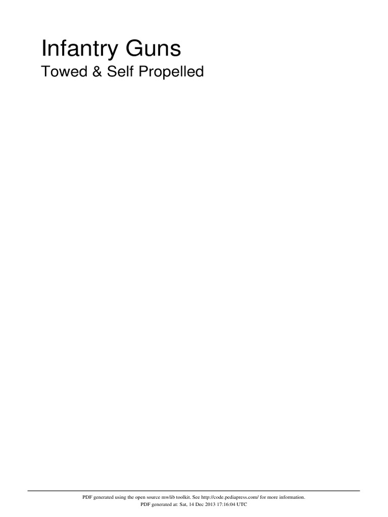 Infantry Guns | PDF | Military Equipment | Firearms