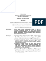 Permendiknas No 29 Tahun 2005 Tentang BADAN AKREDITASI NASIONAL SEKOLAHMADRASAH PDF