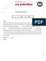 Vocabulary - Activities A2 PDF