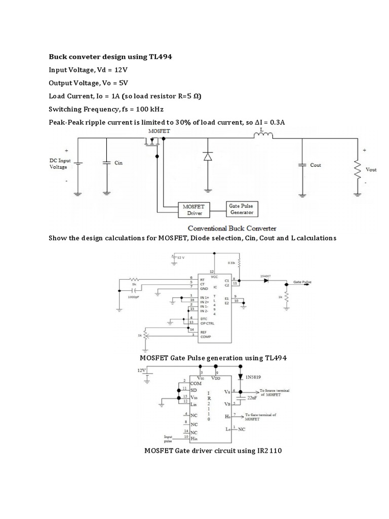 Buck Converter TL494 PDF