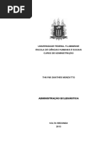 administração eclesiastica tcc