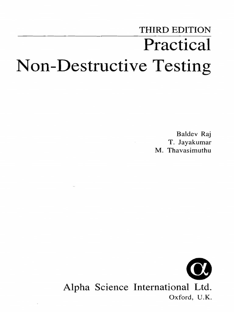 Practical Non-Destructive Testing Guide | PDF | Nondestructive Testing ...