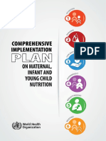 Comprehensive Implementation Plan On Maternal, Infant and Young Child Nutrition