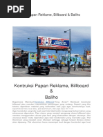 Penawaran Bilboard 3 Unit