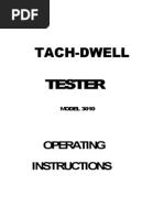 TACH DWELL Tester Instructions