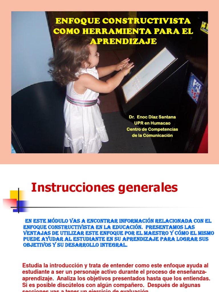 Enfoque Constructivista CCC 2 | PDF | Constructivismo (filosofía de la ...