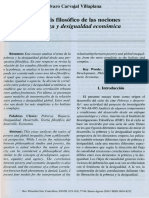 El Analisis Filosofico de Las Noticias de Las Nociones de Pobreza y Desigualdad Economica PDF