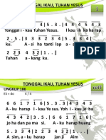 Ungkup 186 - Tonggal Ikau, Tuhan Yesus