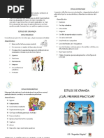 DIPTICO Estilos de Crianza
