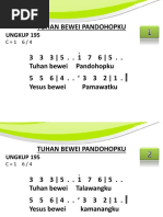 Ungkup 195 - Tuhan Bewei Pandohopku