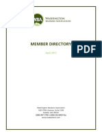 Member Directory: April 2017