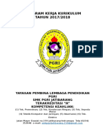 SMK PGRI Jatibarang Program Kerja 2017/2018