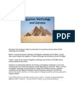 Egyptian Mythology and Genesis - MS Word