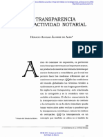 La Transparencia en La Actividad Notarial-Horacio Alvarez