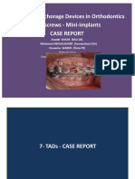 6-Mini-Implant-Miniscrews in Orthodontics-Case Report-Oussama Sandid - Mohamad Aboualnaser-Awatef Shaar-Miniscrews Mini-Implant en Orthodontie Orthodontists Dentists Beirut Lebanon Usa France