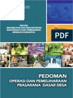 8263pedoman O&m Prasarana Dasar Desa PDF