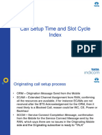 Call Setup Time and Slot Cycle Index