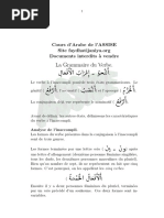Analyse Grammaticale Verbe