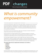 What Is Community Empowerment PDF