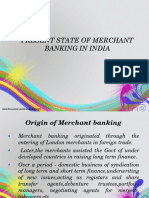 Present State of Merchant Banking in India