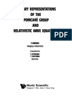 Y. Ohnuki-Unitary Representations of The Poincare GRP and Relativistic Wave Eqns-World (1998)