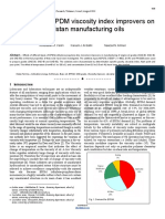 Influenced of EPDM Viscosity Index Improvers On Kurdistan Manufacturing Oils