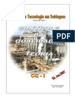 FATEC-SP - Curso de Tecnologia Da Soldagem - Controle Da Qualidade I - Teoria PDF