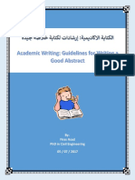 Guidelines for Writing a Good Abstract