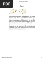 Csus4 Guitar Chords - Oolimo