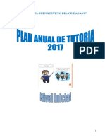 Plan Anual de Tutoria 2017 Inicial
