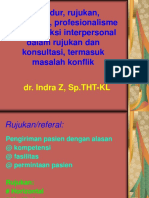 Prosedur, Rujukan, Konsultasi, Profesionalisme Dan Interaksi Interpersonal Dalam Rujukan Dan Konsultasi, Termasuk Masalah Konflik