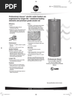 Rheem PROE50 T2 RH95 | PDF | Water Heating | Vacuum Tube