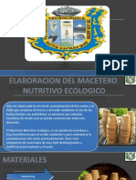 Macetero Nutrtivo Ecologico