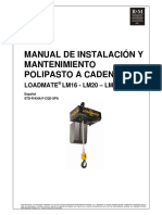 Manual Operacion y Mantto POLIPASTOS PDF