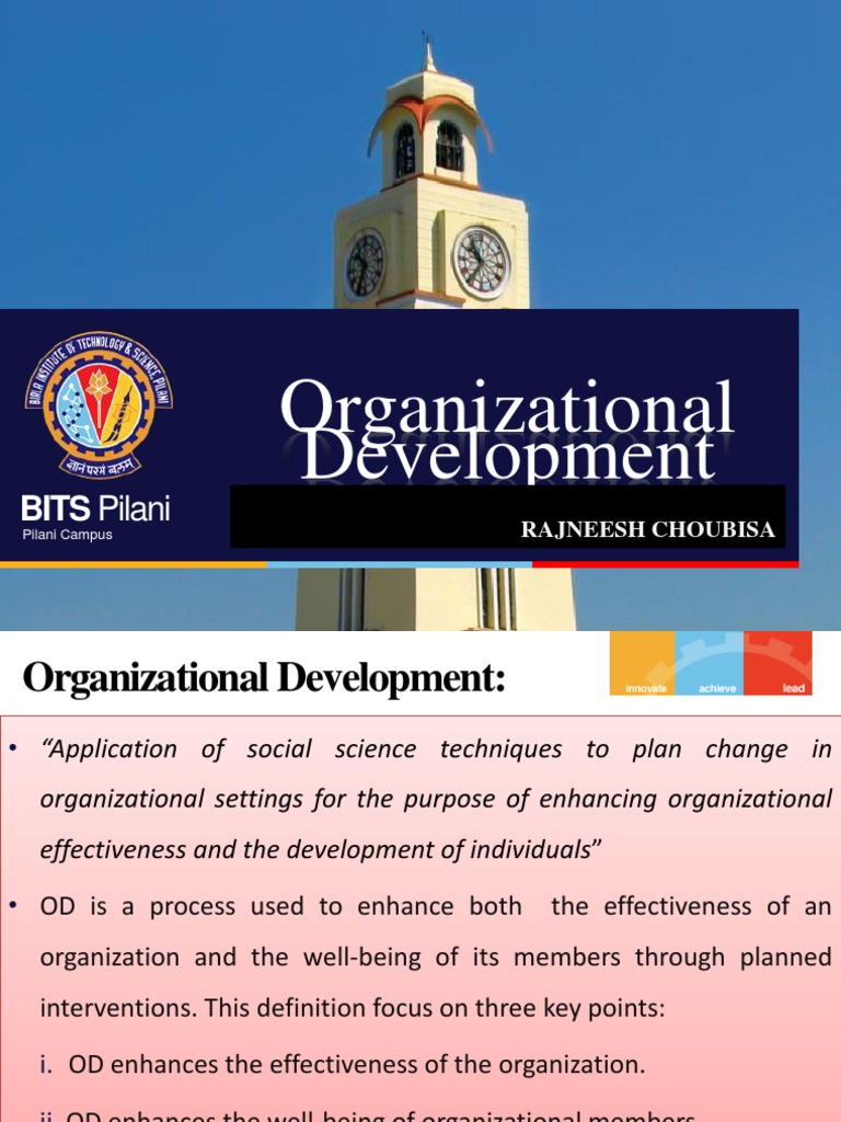 Organizational Development Insights at BITS | PDF | Organization ...