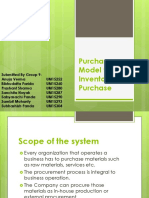Purchase Model For Inventory Purchase