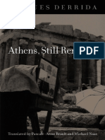 Jacques Derrida-Athens, Still Remains - The Photographs of Jean-François Bonhomme-Fordham University Press (2010) PDF