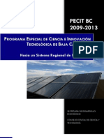 Programa Especial de Ciencia y Tecnología B.C. 2009-2013