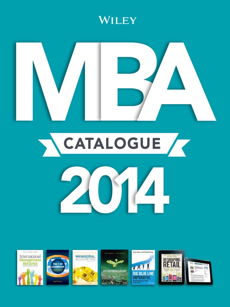 MBA-Catalogue 2014 | PDF | International Financial Reporting Standards |  Public Relations