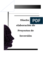 Diseño y Proyectos de Inversion