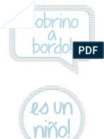 Baby Shower Letreros Niño PDF