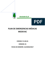 Plan de Emergencias Médicas Medevac