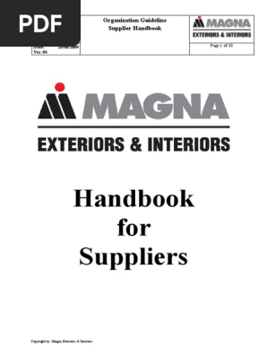 Magna Exteriors Interiors 076e7 Safety Supply Chain