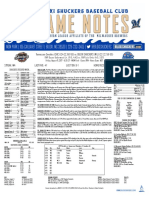 8.11.17 vs. TNS Game Notes