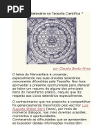 A Evolução Setenária Na Teosofia Científica