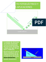 1.10 Efecto Fotoeleéctrico y Aplicaciones