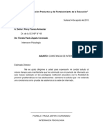 Documento para Constancia